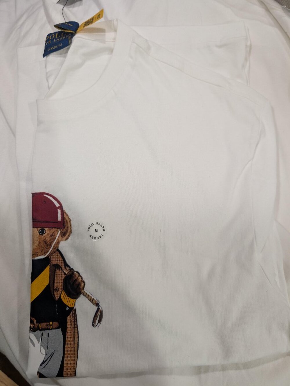 Polo Classics Bear T-Shirt BRAND NEW White